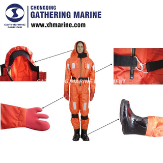 Marine Survival Suit Waterproof Polyester Oxford Immersion Suits