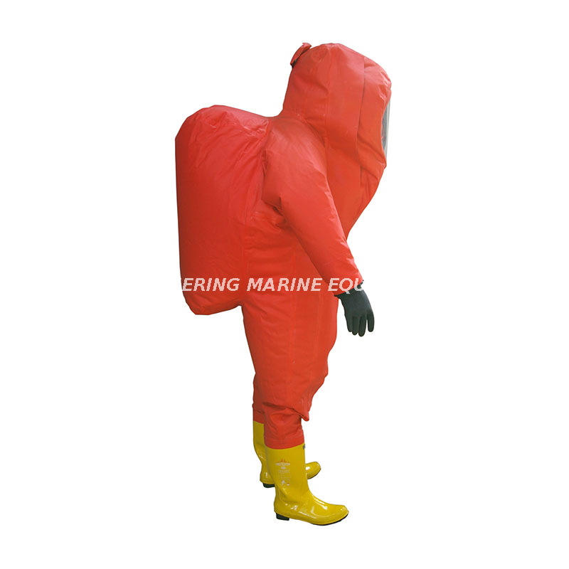 CR Neoprene Heavy Type Chemical Suit Protective Suit Against Chemical Hazards for Sale