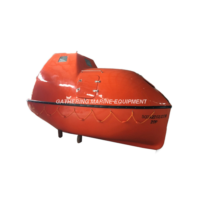 SOLAS Totally Enclosed Lifeboat with Gravity Type Davit