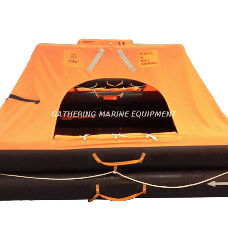 Small Craft Life Raft ISO9650 Inflatable Liferaft Leisure Liferaft for Yacht