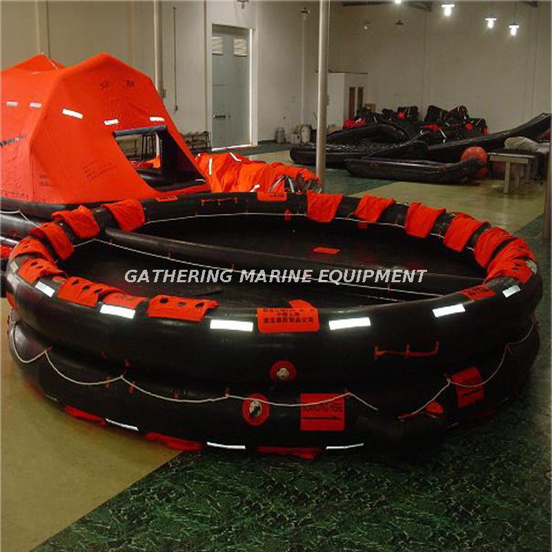 Open Reversible Solas Inflatable Life Raft