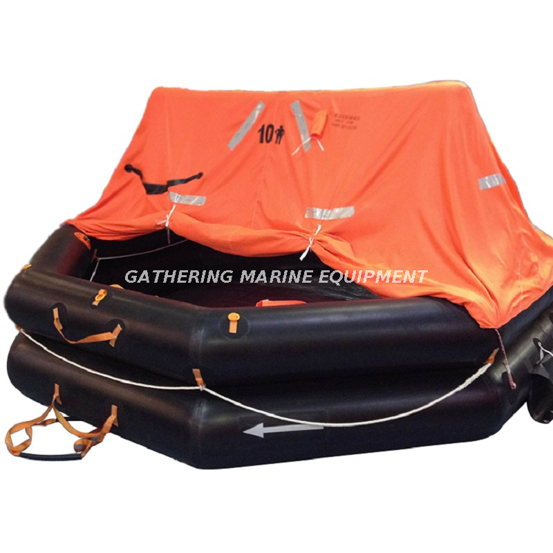 Throw-Overboard Inflatable Life Raft